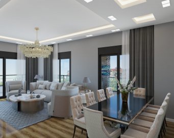2+1,3+1,4+1 Full Activity Flat Projects In Alanya Oba