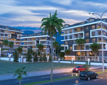 Alanya 2+1,3+1,4+1 Luxury Apartment Projects With Activities Close To The Sea And The Market