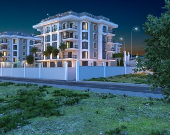 Alanya Oba 2+1,3+1,4+1, Active Sea View Project Residence